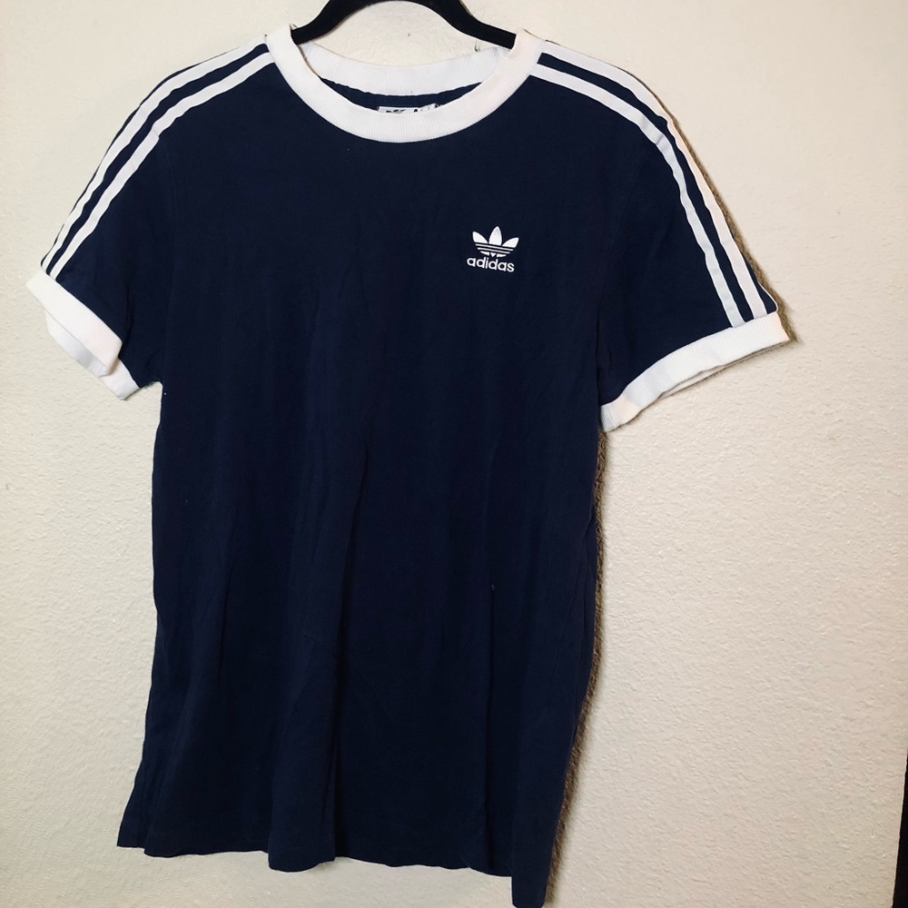 Adidas Navy blue Small Tee shirt